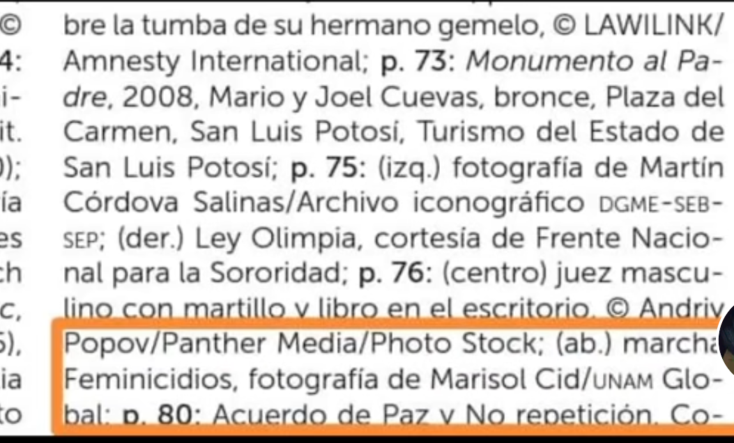 Crédito de fotografía de Marisol Cid y UNAM Global en el Libro para el Maestro